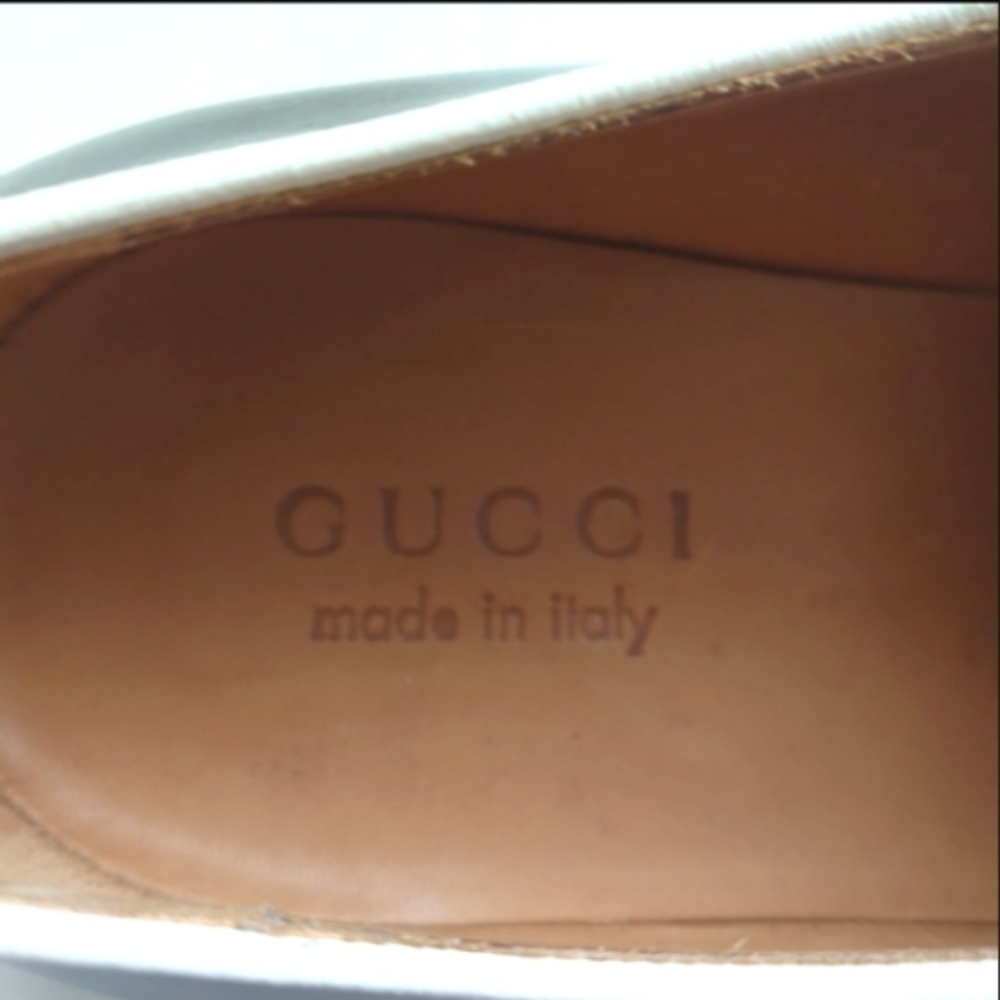 GUCCI Men's Brown Leather Lace-up Shoes Size 9.5 - Picture 6 of 14